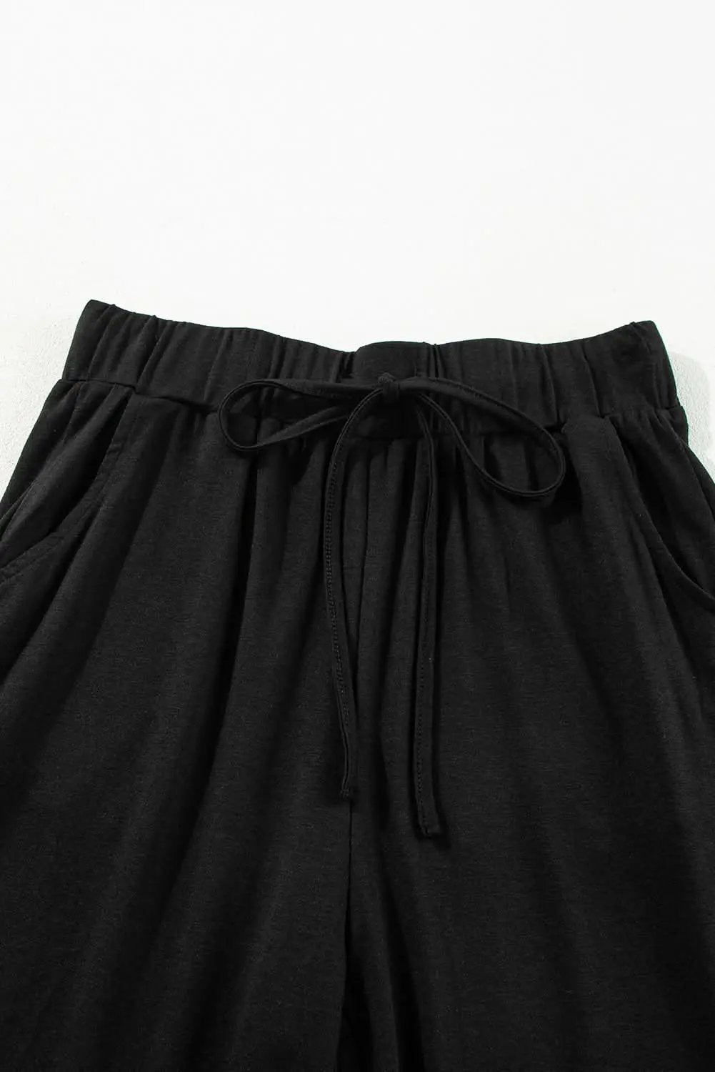 Chic black cardigan & skinny pants set - Love Salve